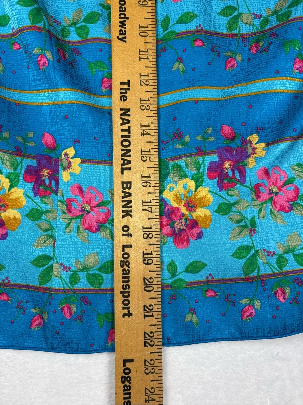 Adrianna Papell 100% Silk Bright Turquoise Floral Cropped Jacket & Skirt Set